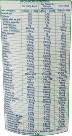 Novamil Rice - 400g - Biolab - tabela nutricional
