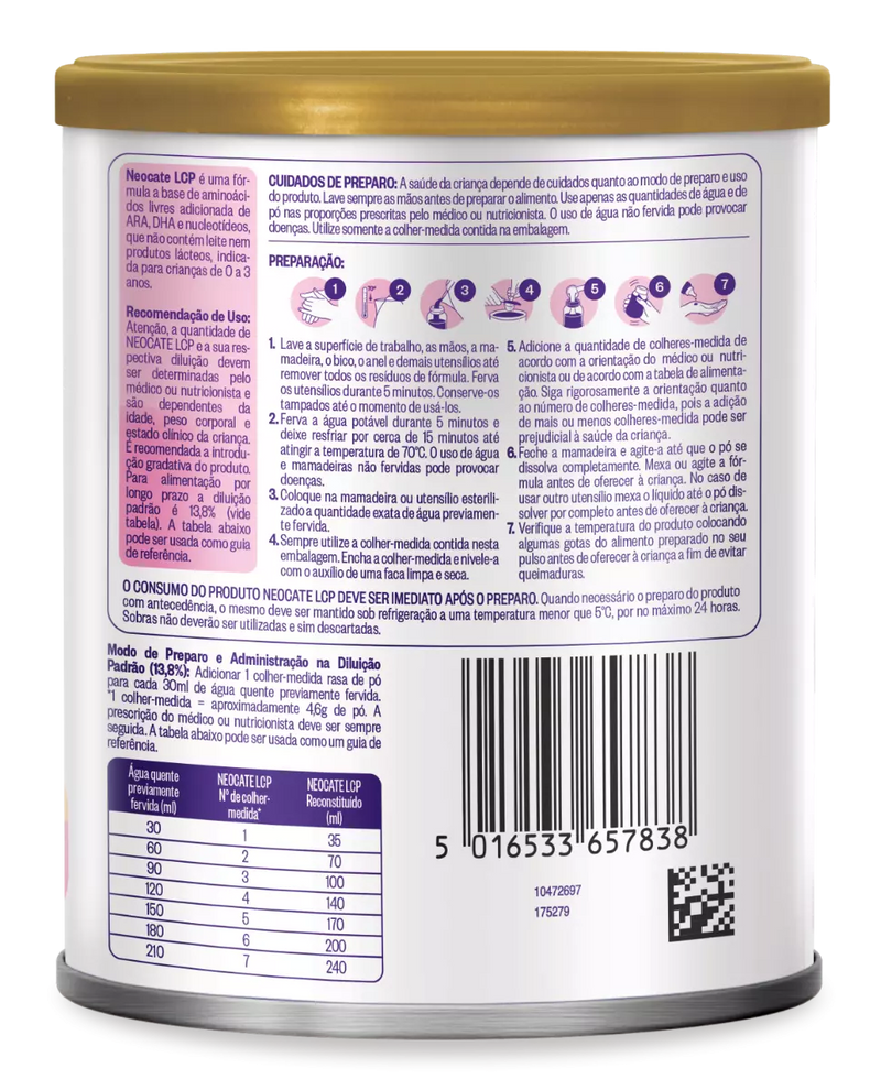 Neocate LCP - 400g - Danone