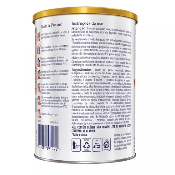 alfamino formula verso